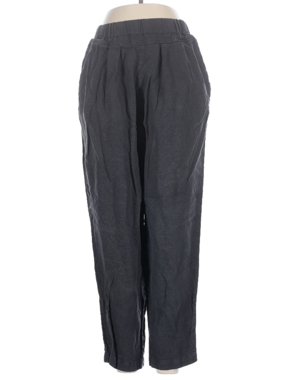 BLACK CRANE Grey Linen Carpenter Pants Size Small - Picture 2 of 9